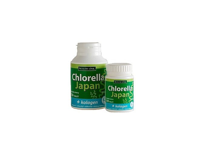 Health Link Chlorella Japan + kolagen 250 tbl.