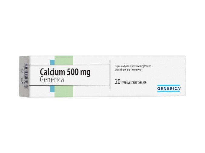 Generica Calcium 500 šumivý forte eff.tbl.20