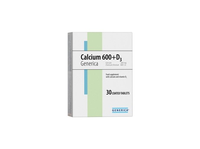 Generica Calcium 600+D3 30 tbl.