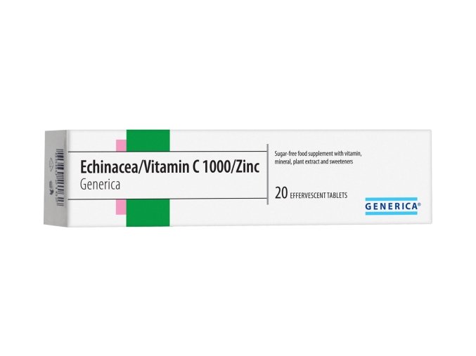 Generica Echinacea/Vitamin C 1000/Zinc eff.tbl.20