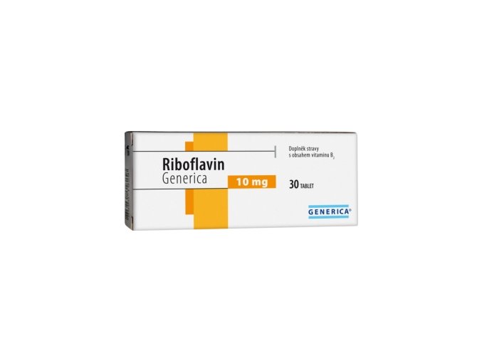 Generica Riboflavin 10 mg 30 tbl.