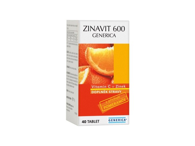 Generica Zinavit 600 cucavé tablety 40 ks