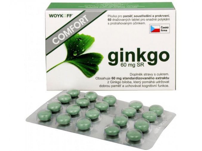 ginkgo comfort 60 mg sr 60 tbl