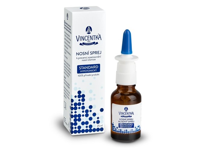 Vincentka Nosní sprej STANDARD hypotonický 25 ml