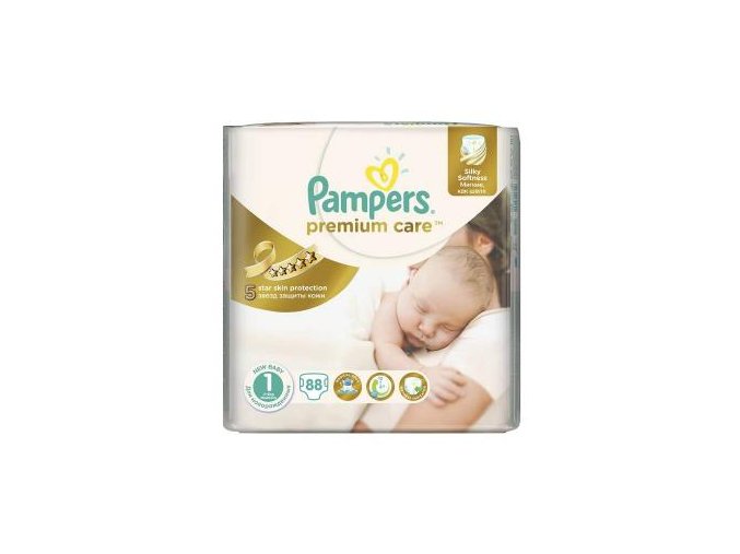 PAMPERS Premium Care 1 Newborn 2-5 kg 88 kusů