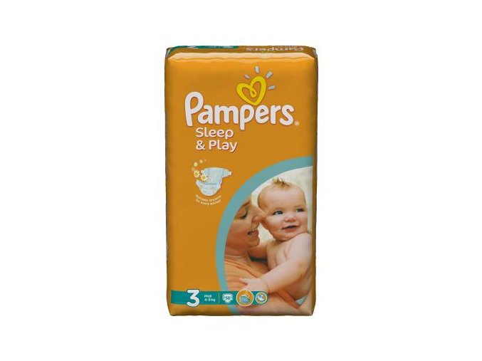 PAMPERS Sleep & Play 3 midi 4 - 9 kg 58 kusů