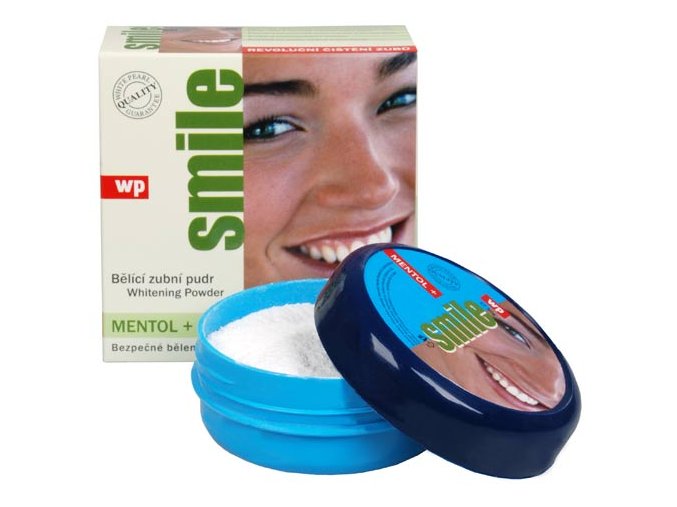 White Pearl Bělící pudr na zuby - Smile (Mentol+) 30 g