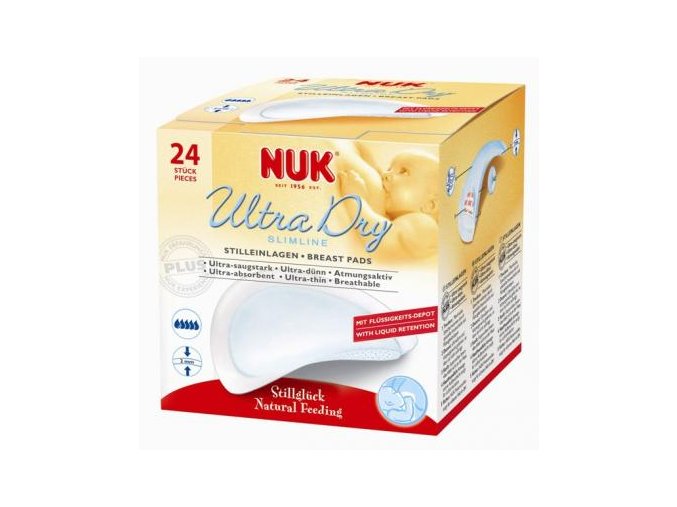 NUK Prsní polštářky do podprsenky Ultra Dry Comfort 24ks