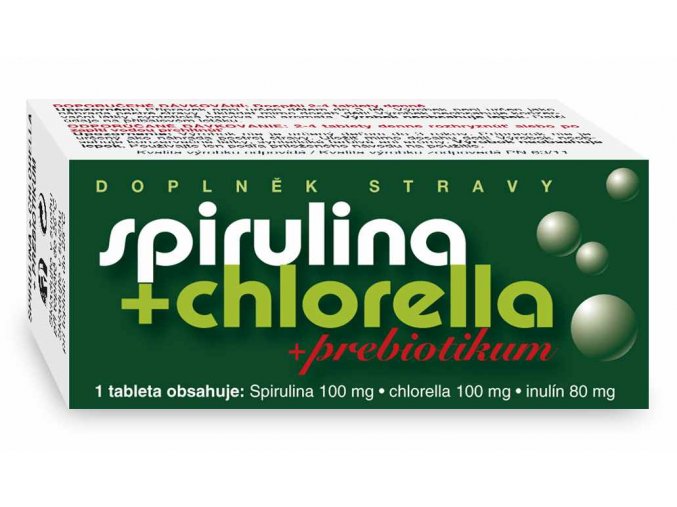 Naturvita Spirulina + Chlorella + Prebiotikum 90 tbl.
