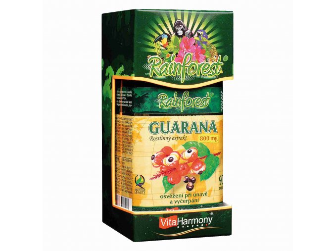 VitaHarmony Guarana 800 mg 90 tbl. DMT: 16.02.2023