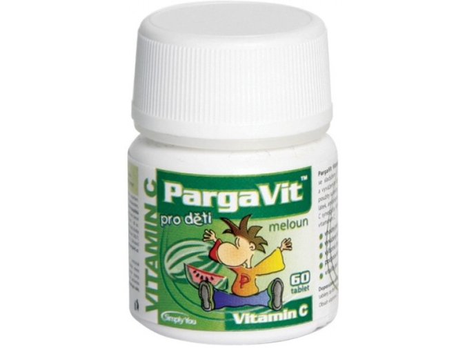 76636 pargavit vitamin c meloun pro deti 60 tbl