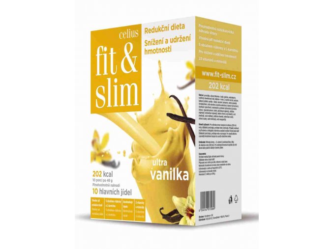 Celius Fit and Slim ultra vanilka 2x240 g