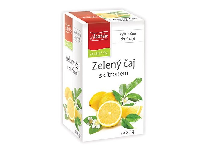 Apotheke Zelený čaj s citronem 20x2g