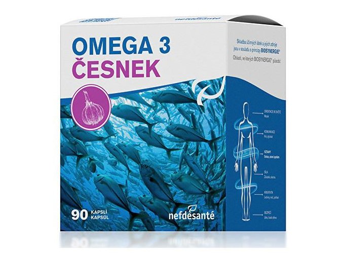 Nefdesanté Omega 3 Česnek 90 kapslí