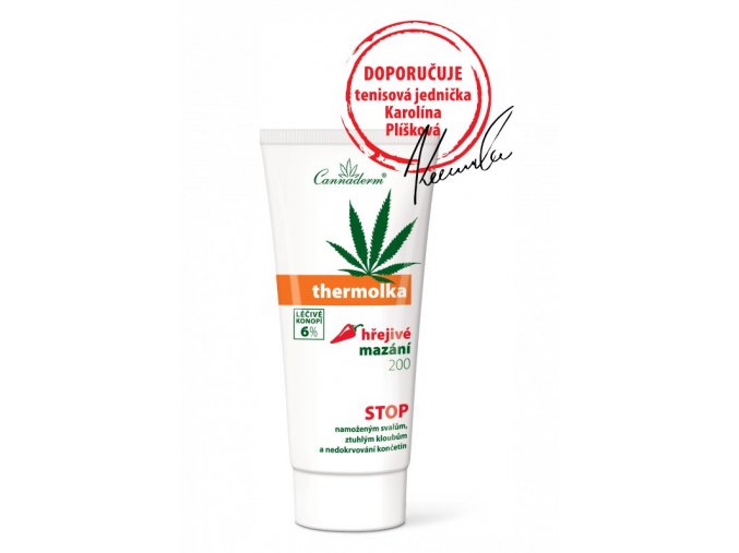 Cannaderm Hřejivé mazání Thermolka 200 ml