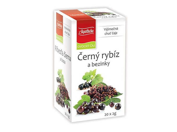 Apotheke Černý rybíz a bezinky 20x2g