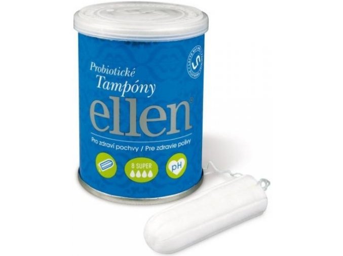 Ellen Probiotické tampóny - Super 8 ks
