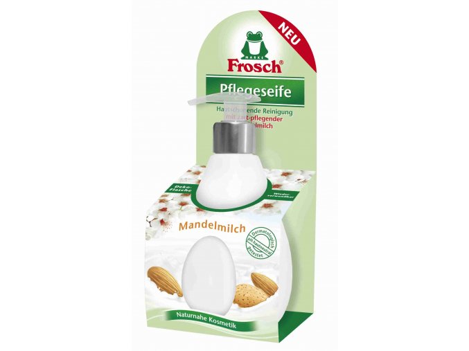 Frosch Tekuté mýdlo s mandlovým mlékem v dávkovači 300 ml