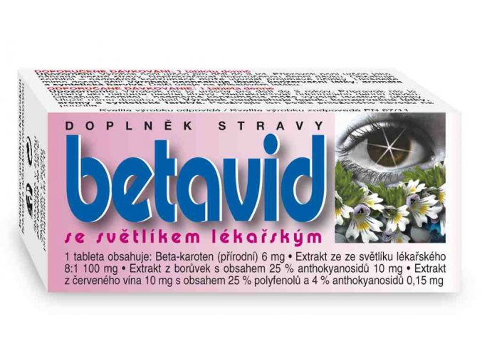 Naturvita Betavid se světlíkem lékařským 60 tbl.