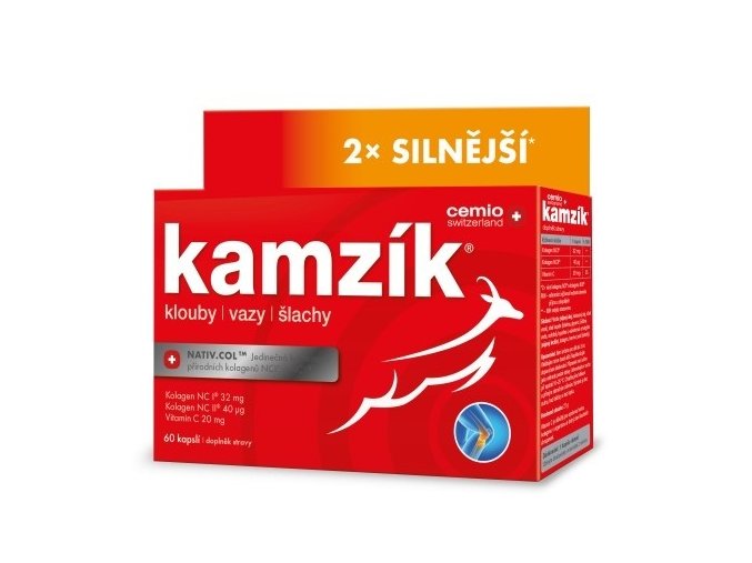 Kamzík® 2x silnější kolagen na klouby 60 kapslí