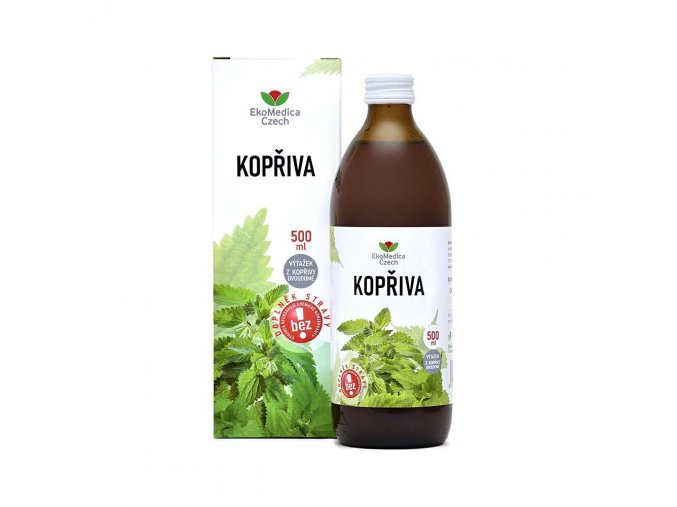 EkoMedica Kopřiva - výtažek z kopřivy dvoudomé 500 ml