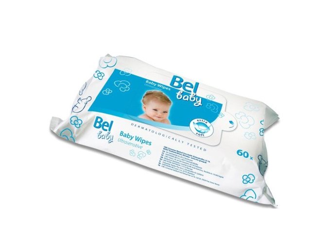 Bel Vlhké utěrky Bel Baby (Baby Wipes) 60 ks