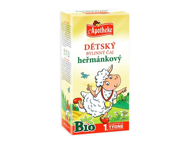 Apotheke Bio Dětský čaj heřmánkový Ovečka 20x1g