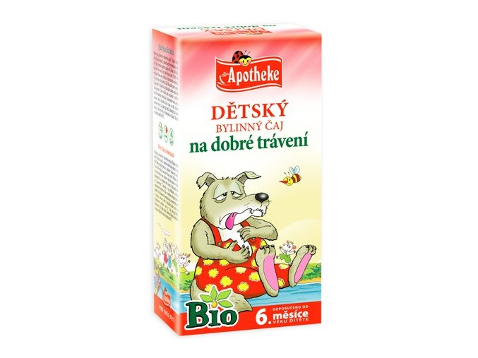Apotheke Bio Dětský čaj dobré trávení Vlk 20x1,5g