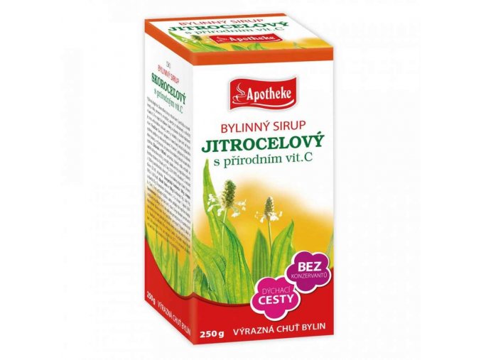 Apotheke Sirup jitrocelový s přírodním vitaminem C 250 g