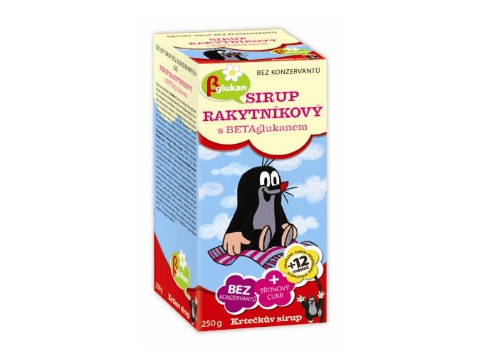 Krtečkův sirup Rakytníkový s betaglukanem 250 g