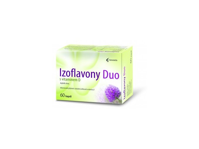 Noventis Izoflavony Duo s vitamínem D 50 kapslí +10 kapslí ZDARMA