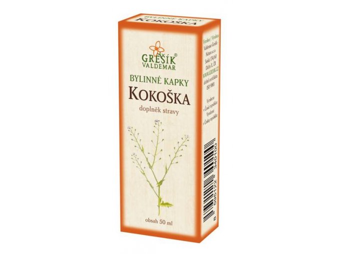 Grešík Kokoška bylinné kapky 50 ml