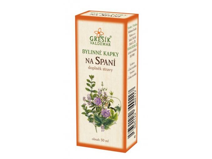 Grešík Na spaní bylinné kapky 50 ml