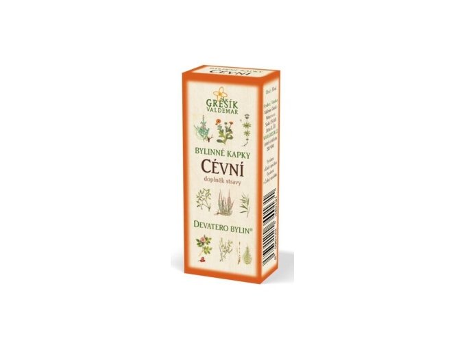 Grešík Cévní bylinné kapky Devatero bylin 50 ml