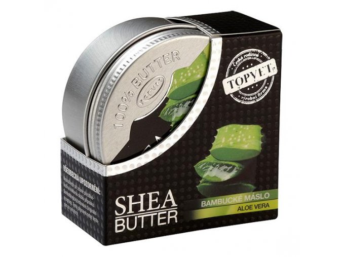 Topvet Bambucké máslo (shea butter 100%) s aloe vera 100 ml