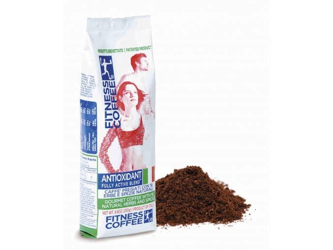 Monvitaly Káva Fitness Coffee Antioxidant Fully Active Blend mletá 250 g