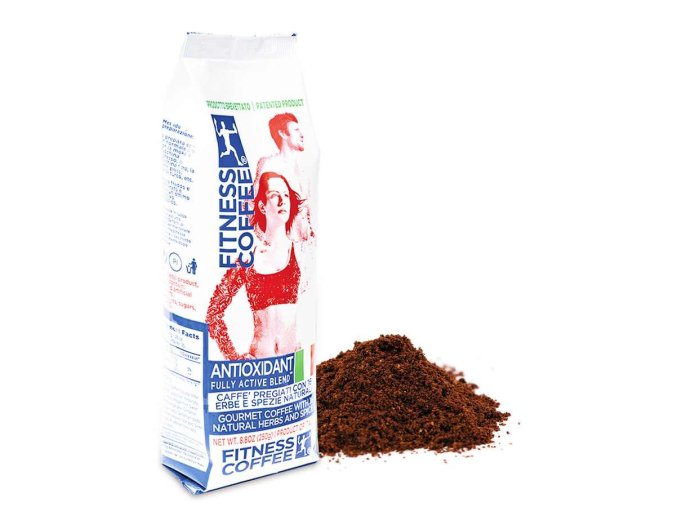 Monvitaly Káva Fitness Coffee Antioxidant Fully Active Blend mletá 250 g