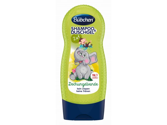 Bübchen Kids šampon a sprchový gel - džungle 230 ml