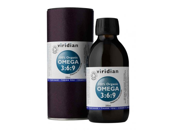 Viridian 100% Organic Omega 3:6:9 Oil 200 ml