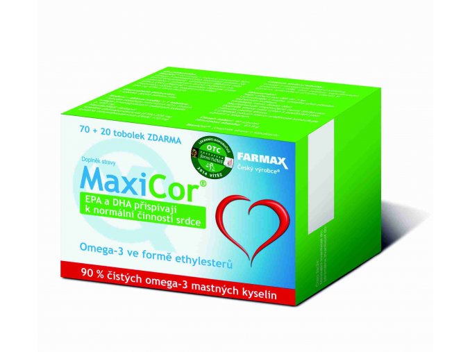 Farmax MaxiCor 70 tob. + 20 tob. ZDARMA