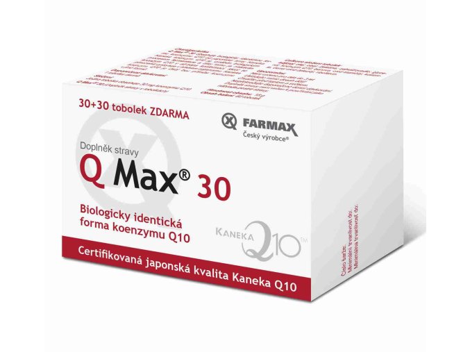 Farmax Q Max 30 30 tob. + 30 tob. ZDARMA