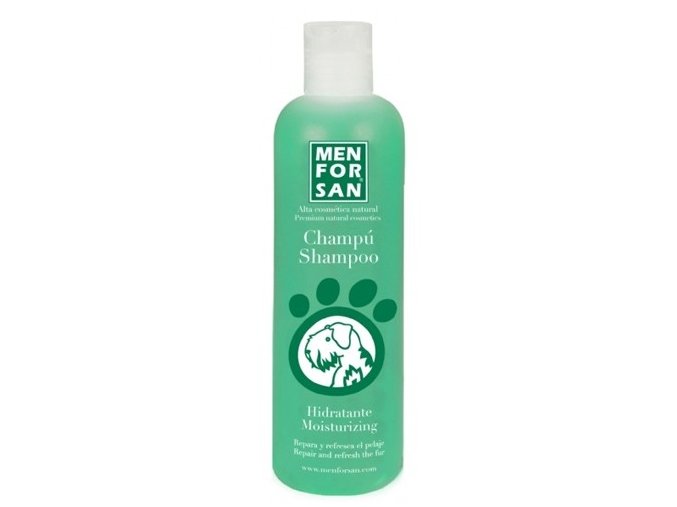 Menforsan Přírodní hydratační šampon se zeleným jablkem pro psy 300 ml