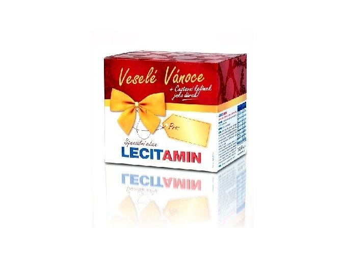 Lecitamin lecitino-proteinový nápoj vanilka 250 g  + cestovní skládací kelímek