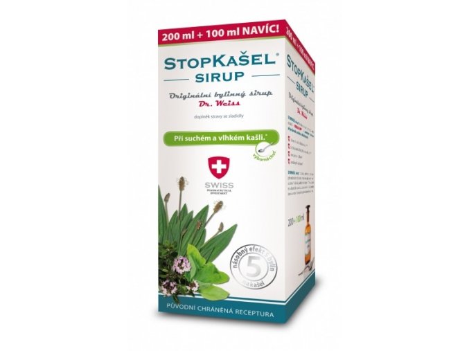 85807 stopkasel sirup dr weiss 200 ml 100 ml zdarma