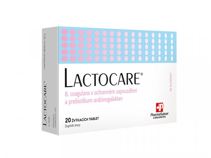 PharmaSuisse Lactocare 20 žvýkacích tbl.