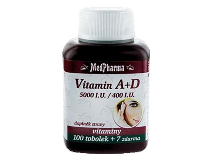 MedPharma Vitamín A + D 107 tob.