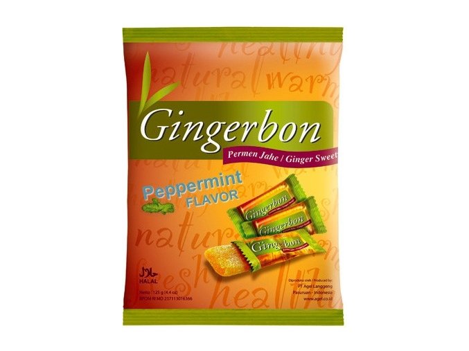 Gingerbon Zázvorové bonbony s mátou 125 g
