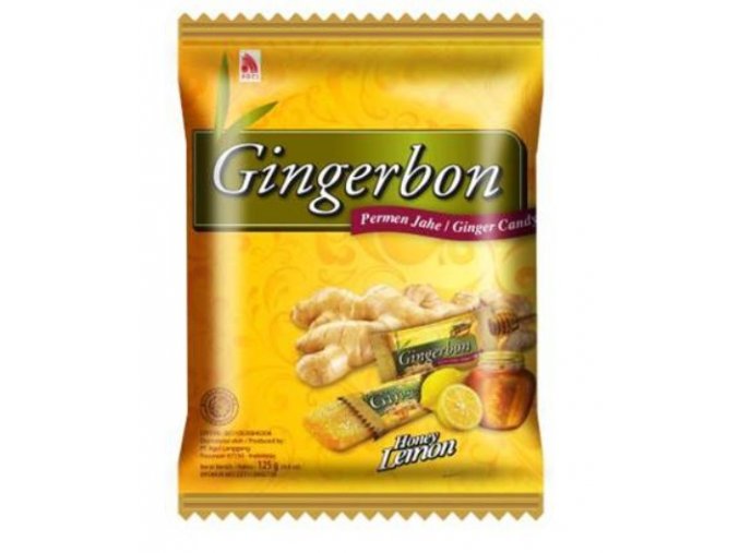 Gingerbon zazvorove bonbony s medem a citronem