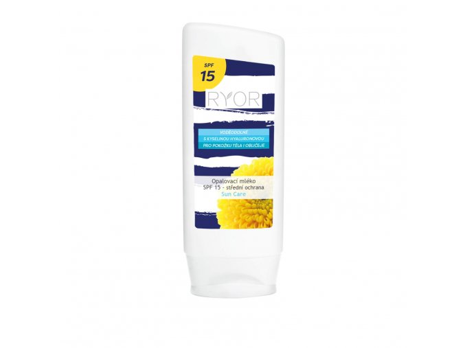 Ryor Opalovací mléko SPF 15 – střední ochrana Sun Care 200 ml