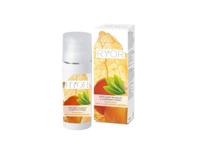 Ryor Krém proti zarudnutí a rozšířeným žilkám (s probiotiky) Derma Ryor 50 ml